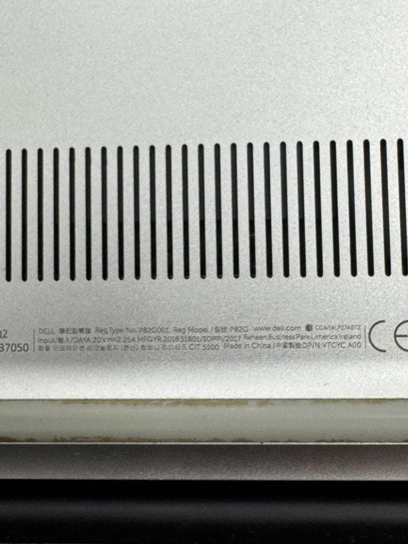 Windowsノート本体 DELL XPS 13 9370 i7-8550U 16GB SSD 512GB