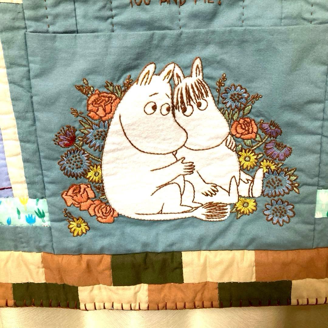 たのしいムーミンキルト　ブランケット　完成品