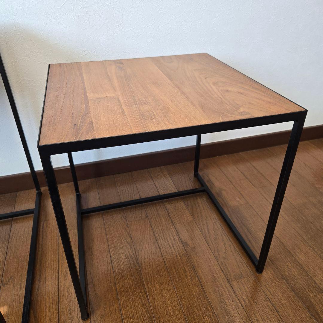 大小2つセット dareels TWO NEST TABLE re:ceno