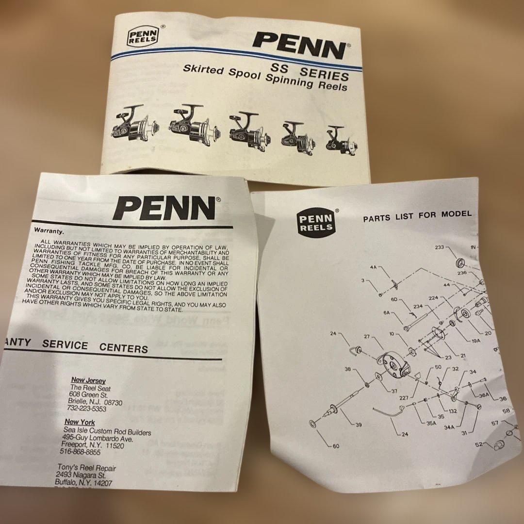 PENN 6500SS スピニングリール　替スプール付き