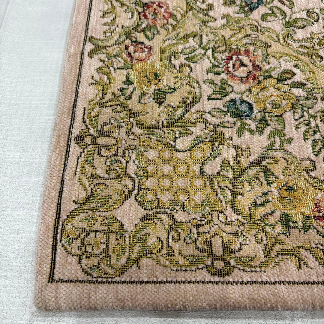 中国製シェニール織の玄関マット　新品