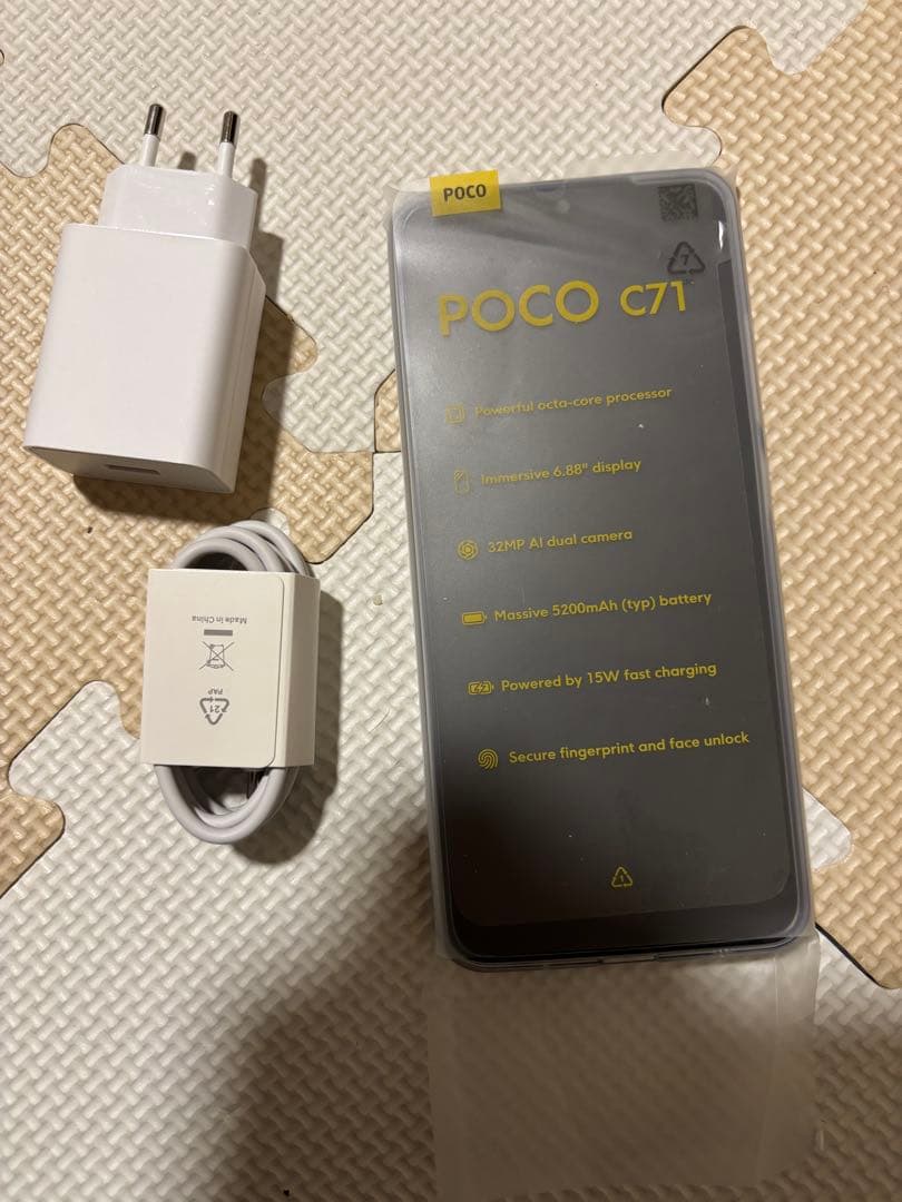 K*9様 POCO C71 ブラック 4GB/128GB SIM FREE