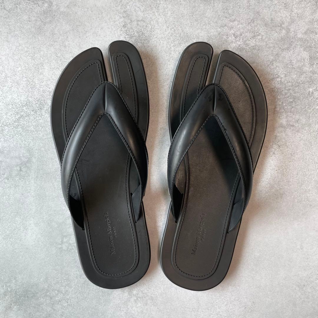 Maison Margielaトングサンダル tabi 22.5cm/ブラック