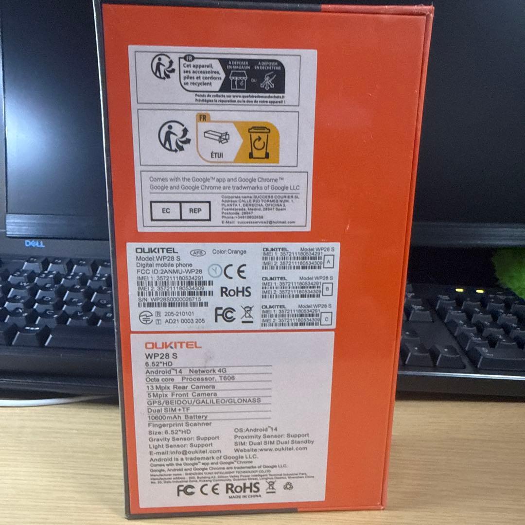 Oukitel WP28S スマートフォン 16GB オレンジ新品未開封未使用