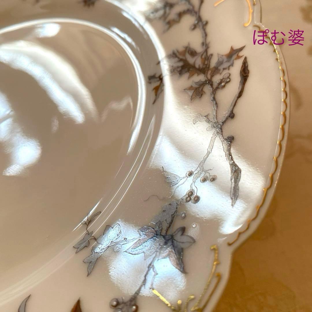 【アビランド／リモージュ】エナメル 金彩 皿／６枚セット②