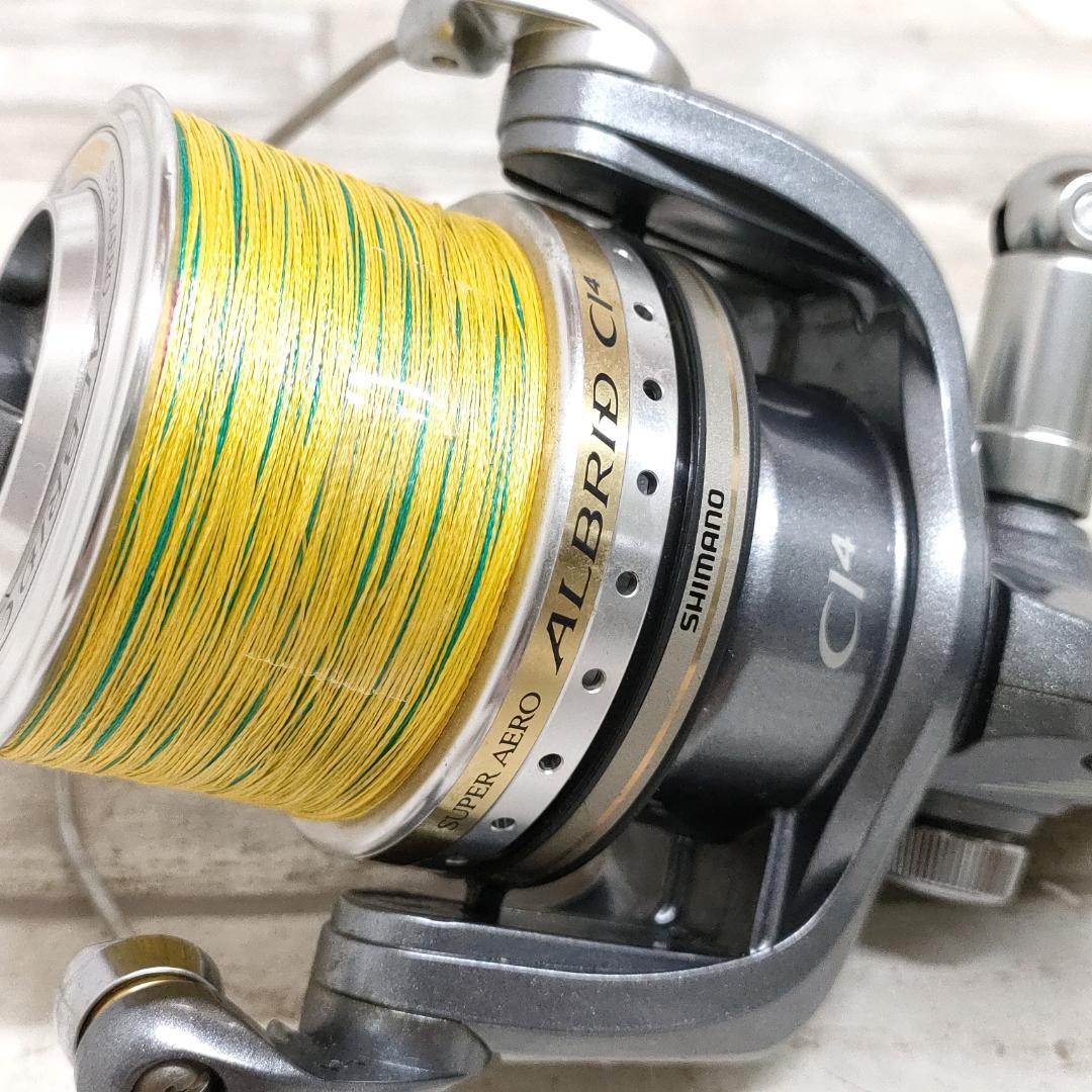 F101 シマノ スピニングリール スーパーエアロ アルブリード CI4