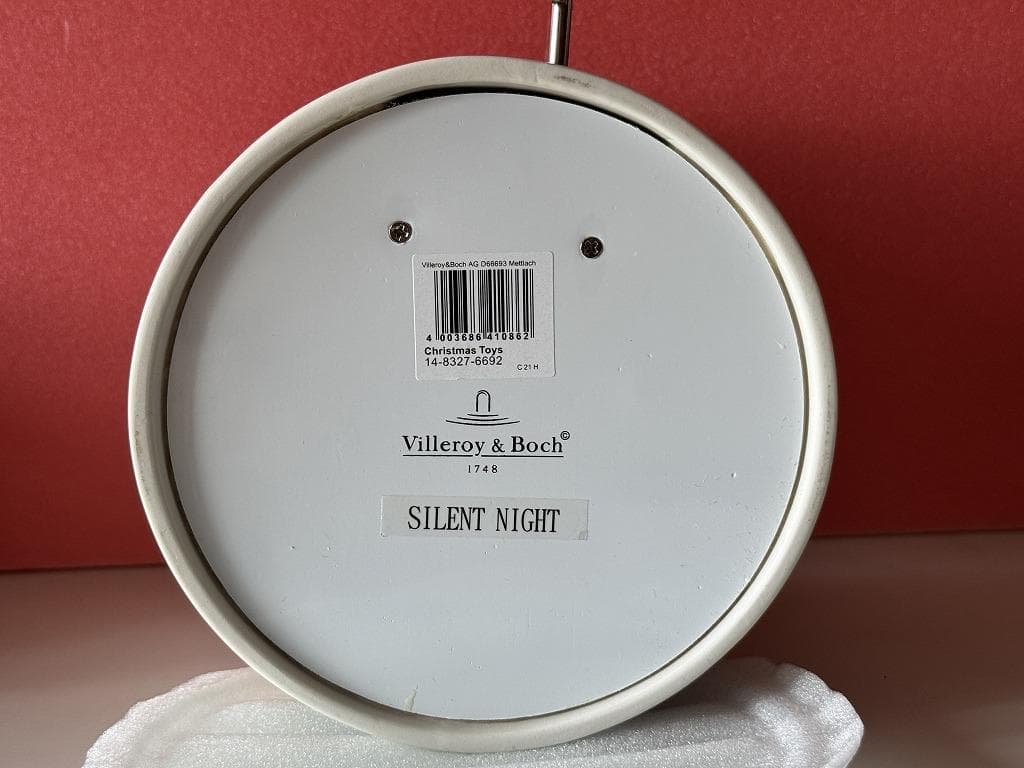 売約済み　ビレロイ＆ボッホ　クリスマス　オルゴール付　キャンドルボックス　サンタ