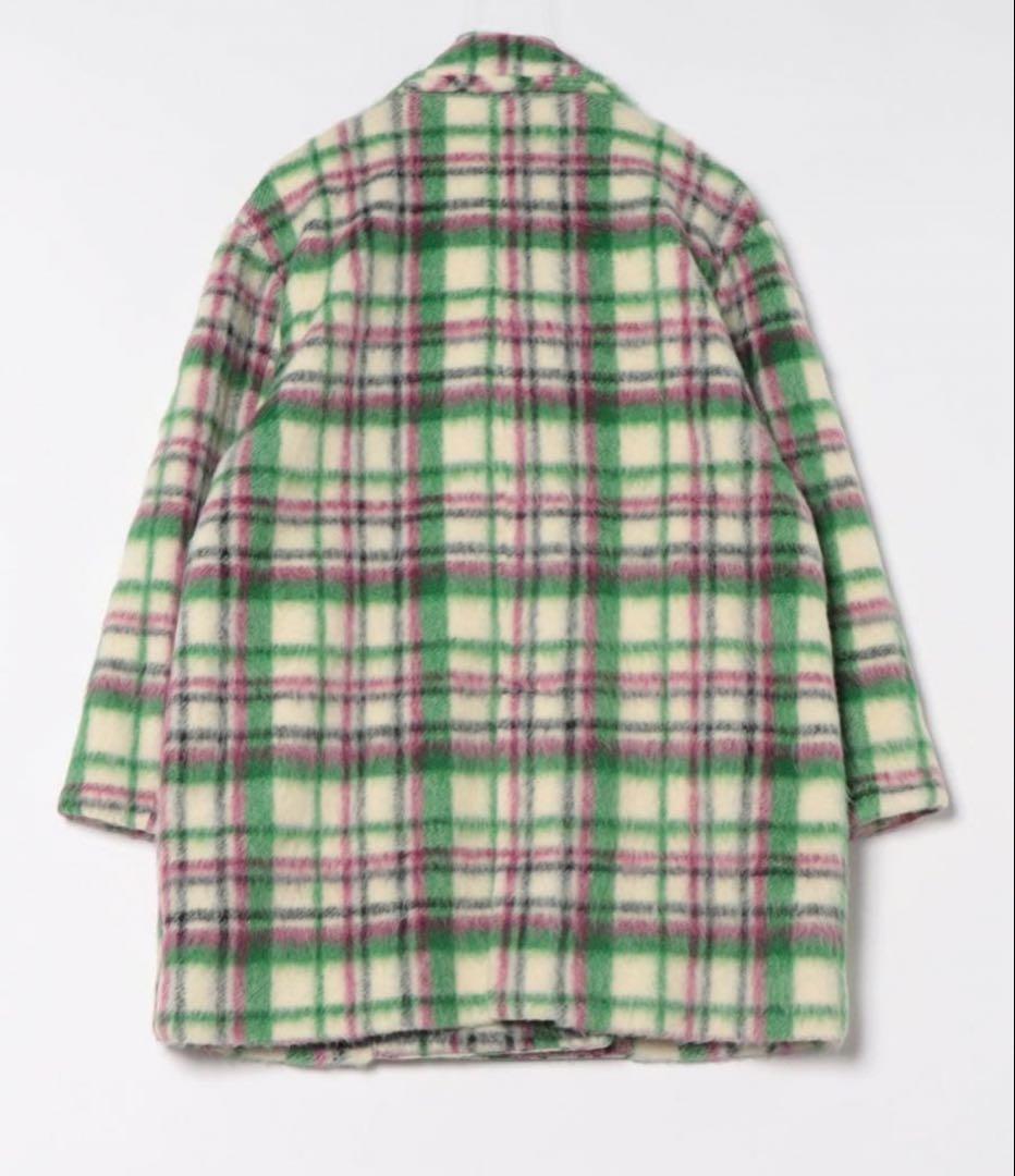 ジャケット・アウター ADORABLE SHAGGY CHECK COAT