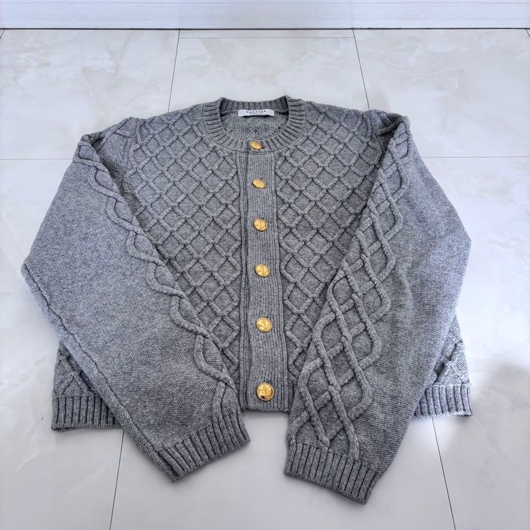 超美品　MACPHEE カーディガン　グレー