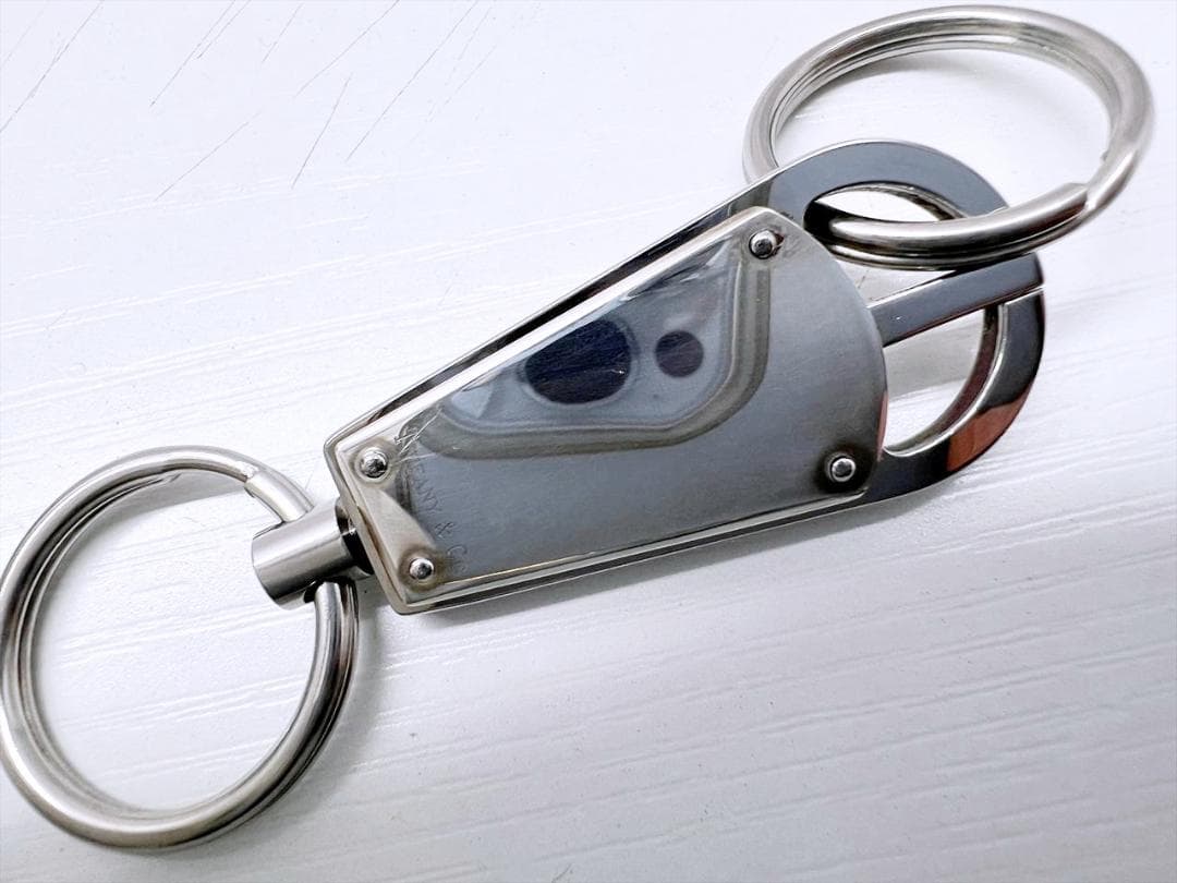 美品　ティファニー　メイカーズ　キーリング　キーホルダー　SV925　メタル