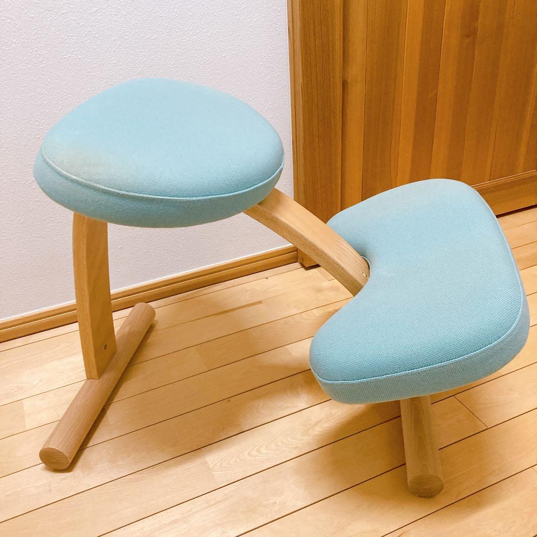 正規品　バランスラボ バランスチェア バランスイージー ライトグリーン 中古美品