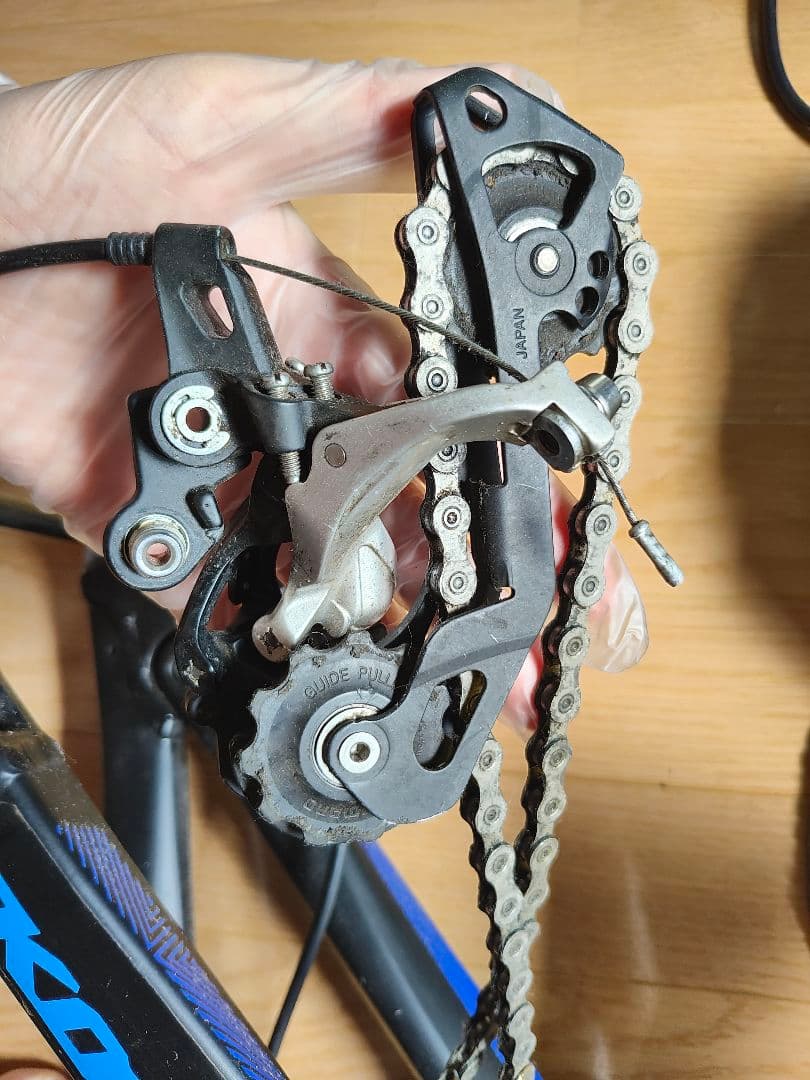 Kona マウンテンバイクフレーム 青 FSAクランクセット