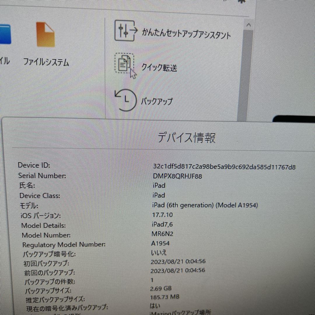iPad 第6世代 32GB SIMフリー Wi-Fi+Cellularモデル