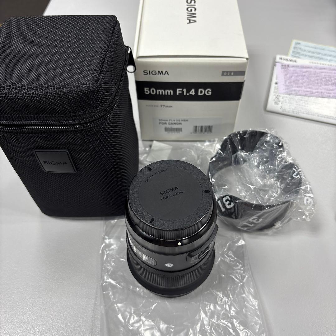 【美品】SIGMA 50mm F1.4 DG HSM Art キヤノンEF用