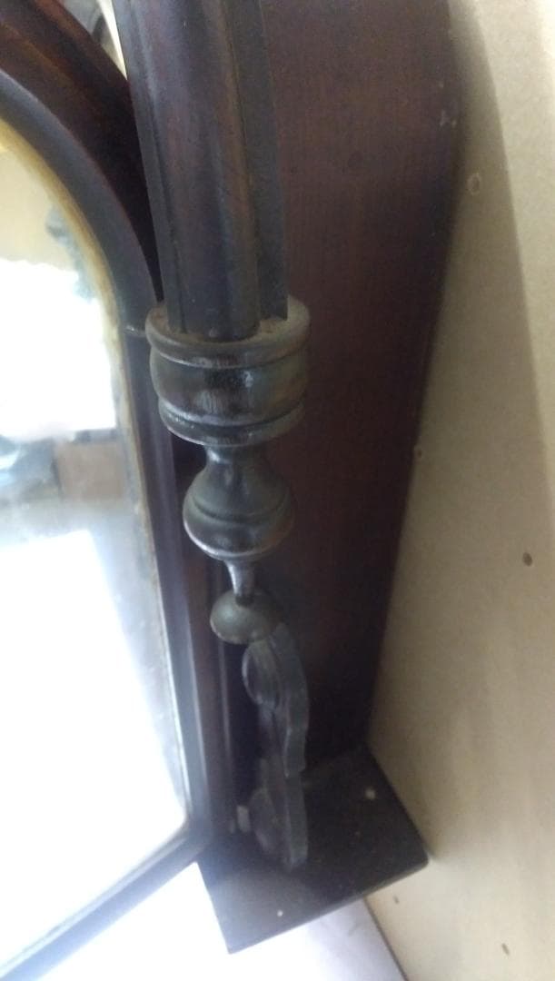 古い柱時計　　②