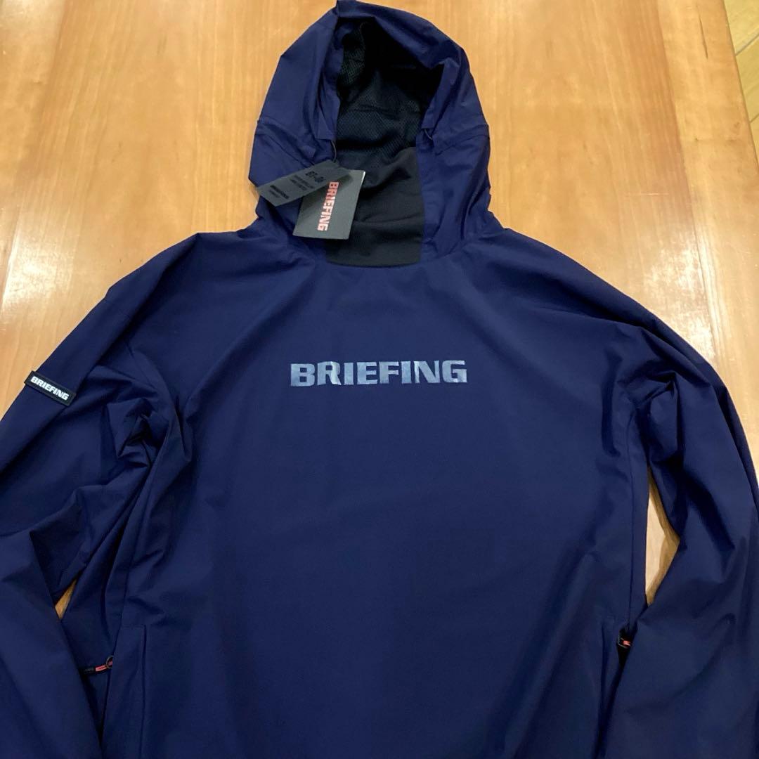新品　BRIEFING　正規品　MS WIND HOODIE ネイビーL