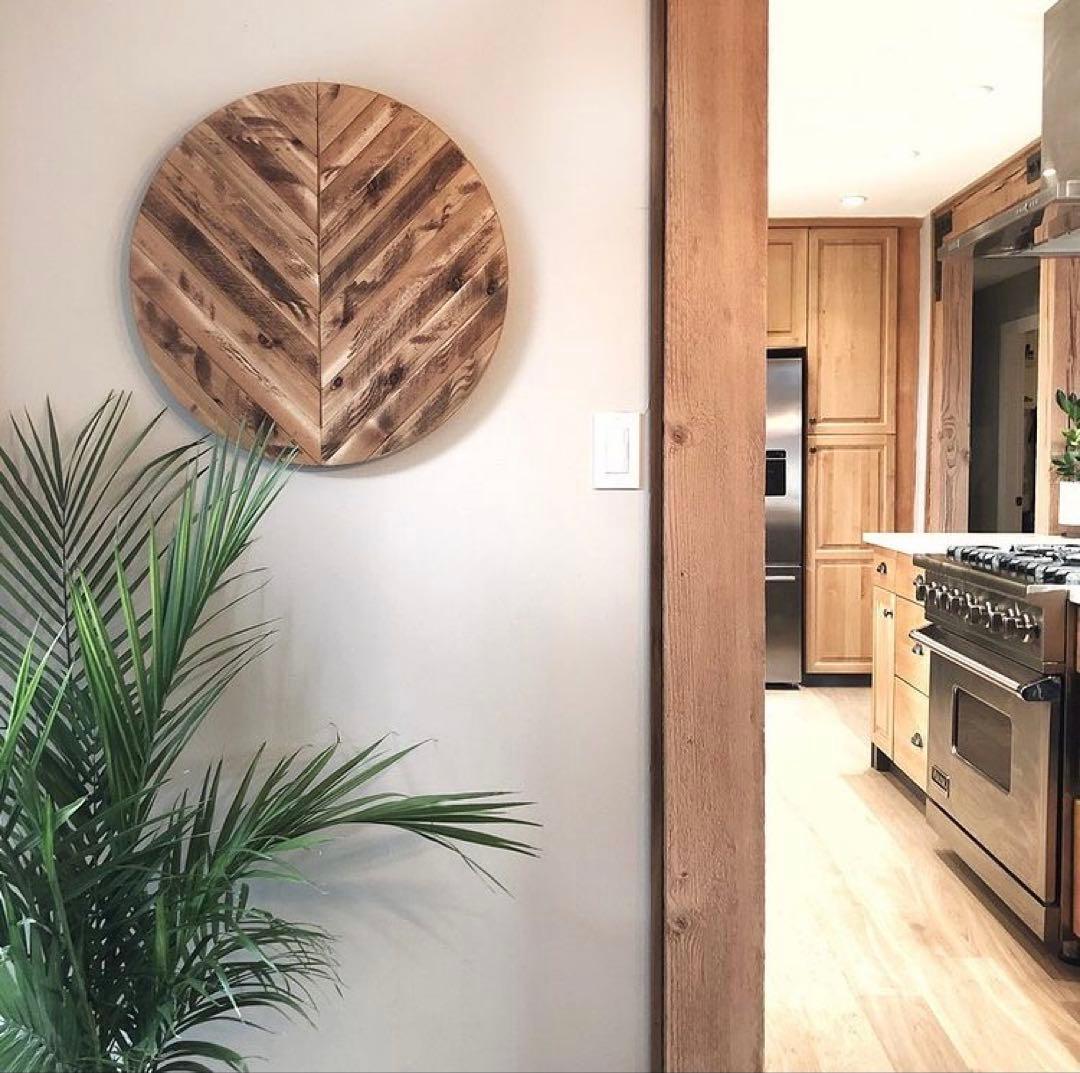 壁掛け☆ヘリンボーン☆ウッドシェルフ☆お洒落インテリア