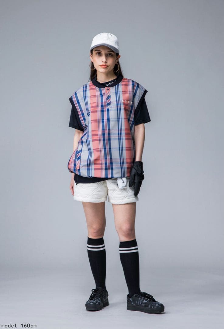 antiqua golf STCH チェック ベスト★ユニセックス★