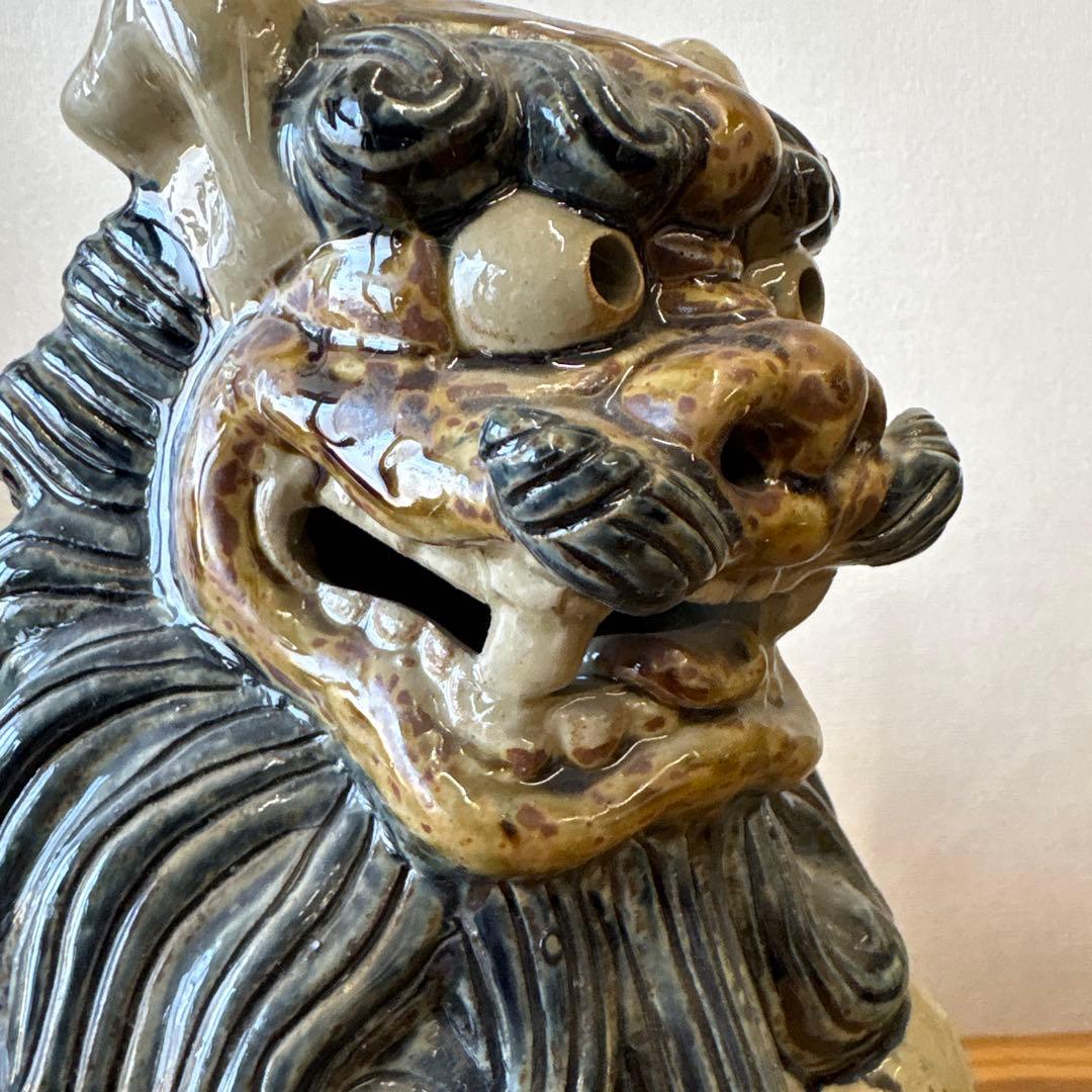 魔除け　狛犬　シーサー　守り神　縁起物　高さ約31cm