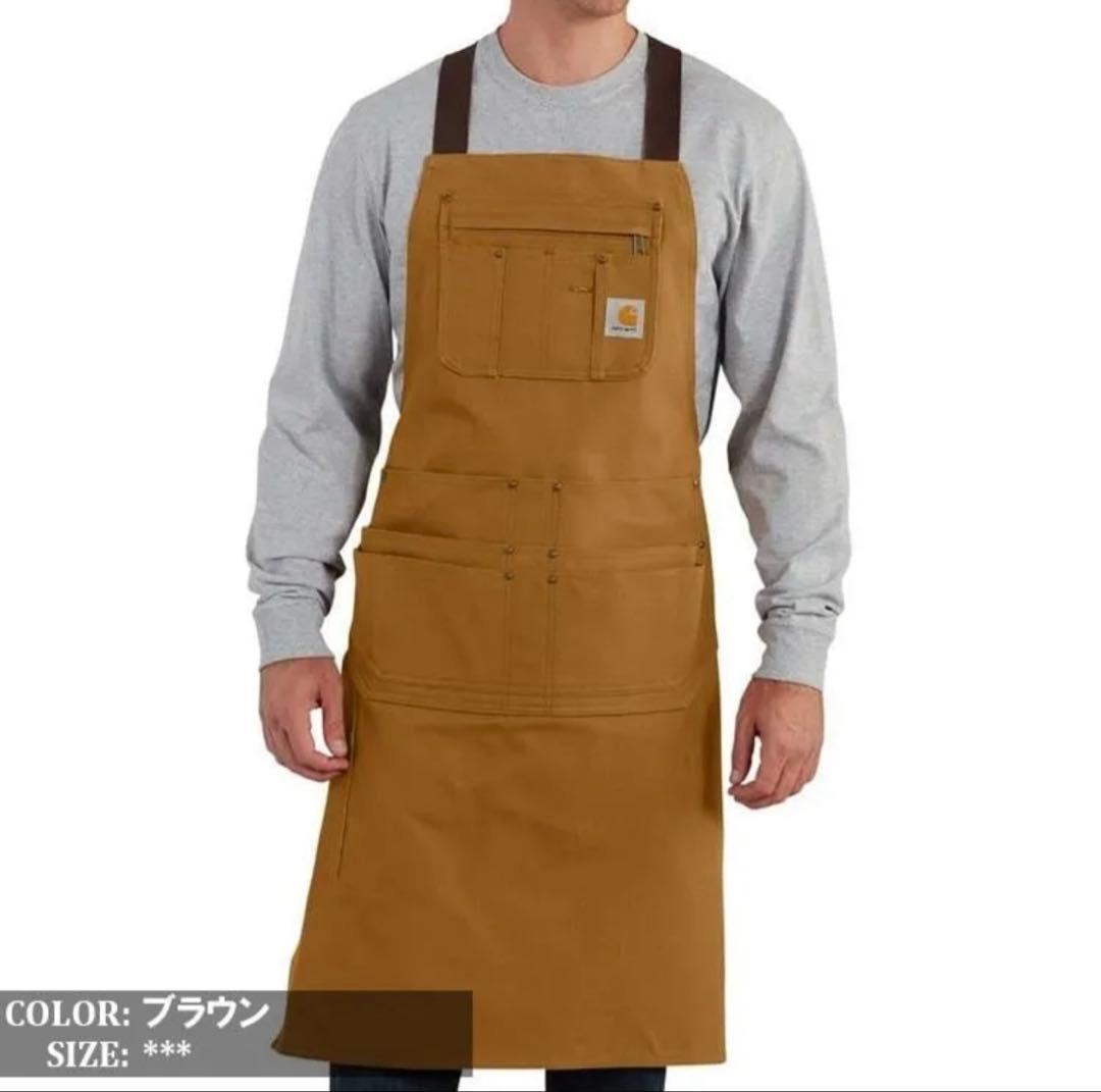 Carhartt Firm Duck Apron ブラウン サイズFREE