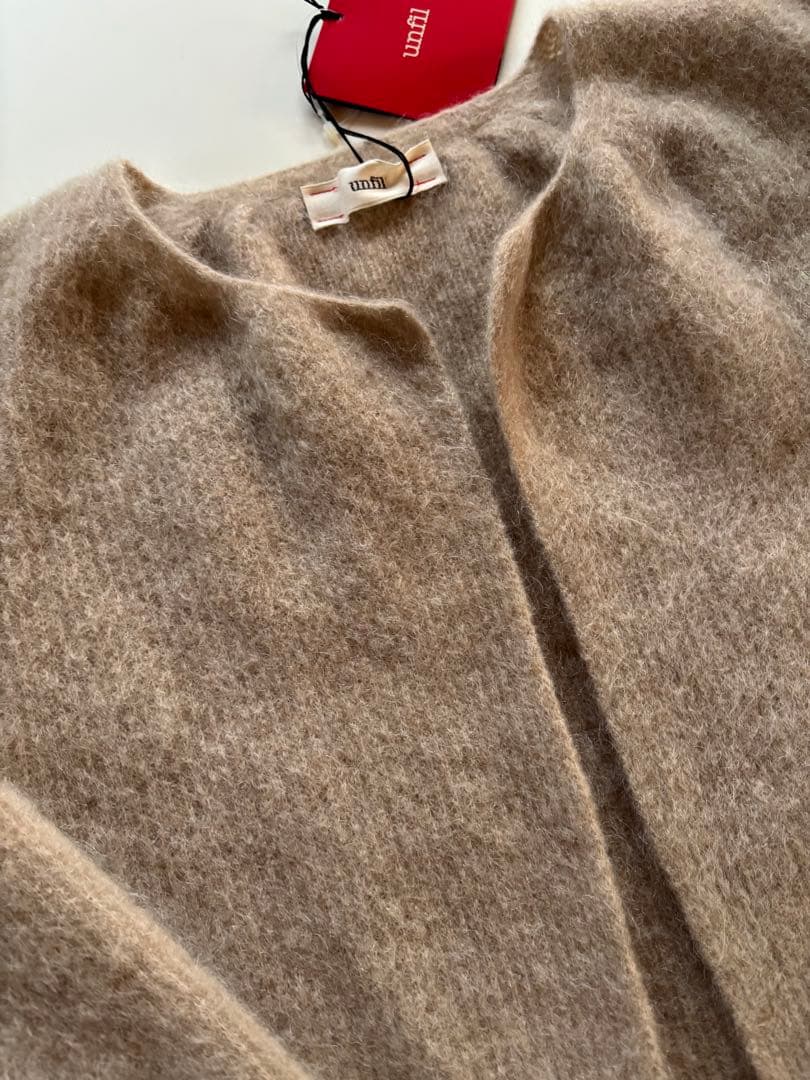 新品lunfil Bshop モヘヤショートカーディガン