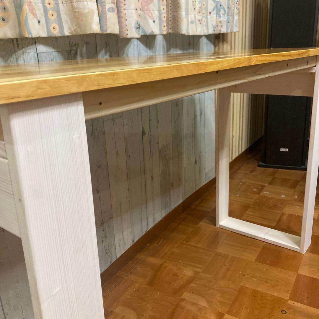 机 テーブル カウンター 幅120cm パイン集成材