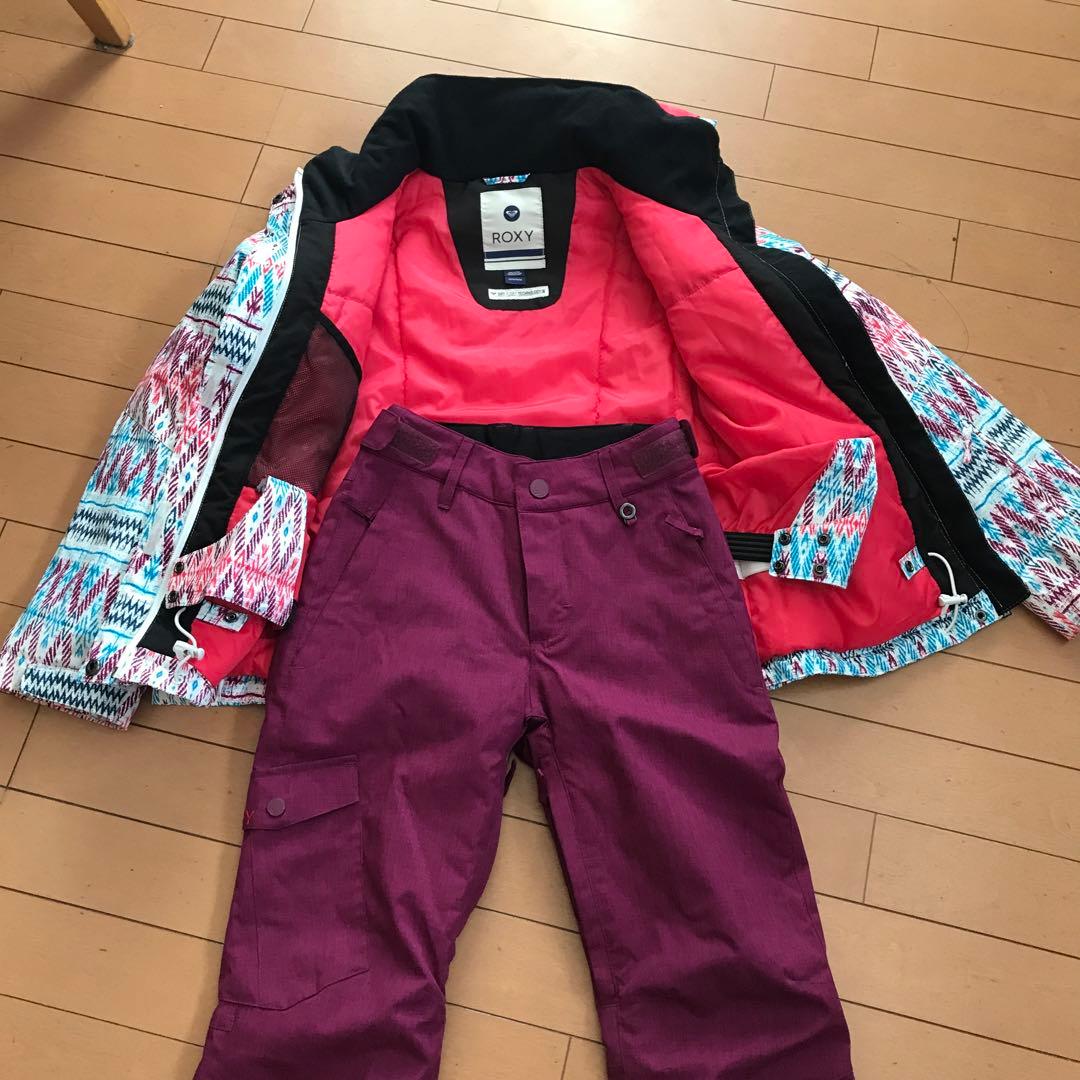 ROXY 子ども用スノーボードウェアセット