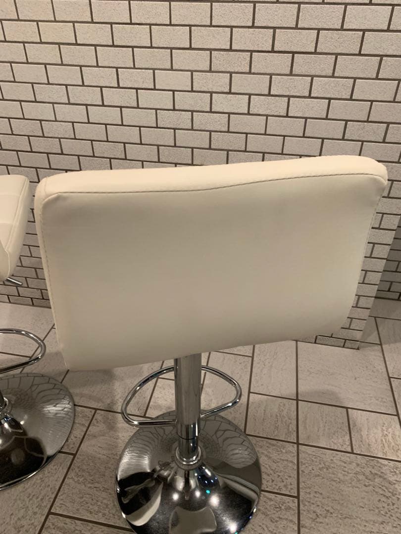 2脚セットカウンターチェア ホワイト