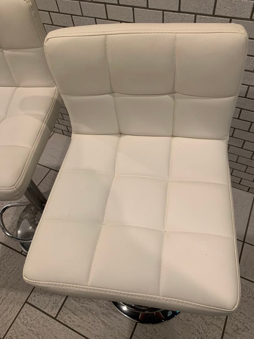 2脚セットカウンターチェア ホワイト