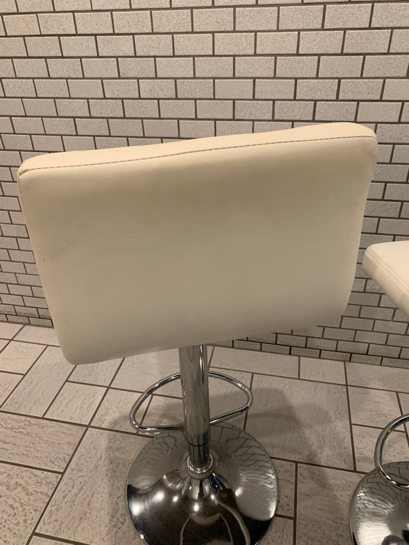 2脚セットカウンターチェア ホワイト