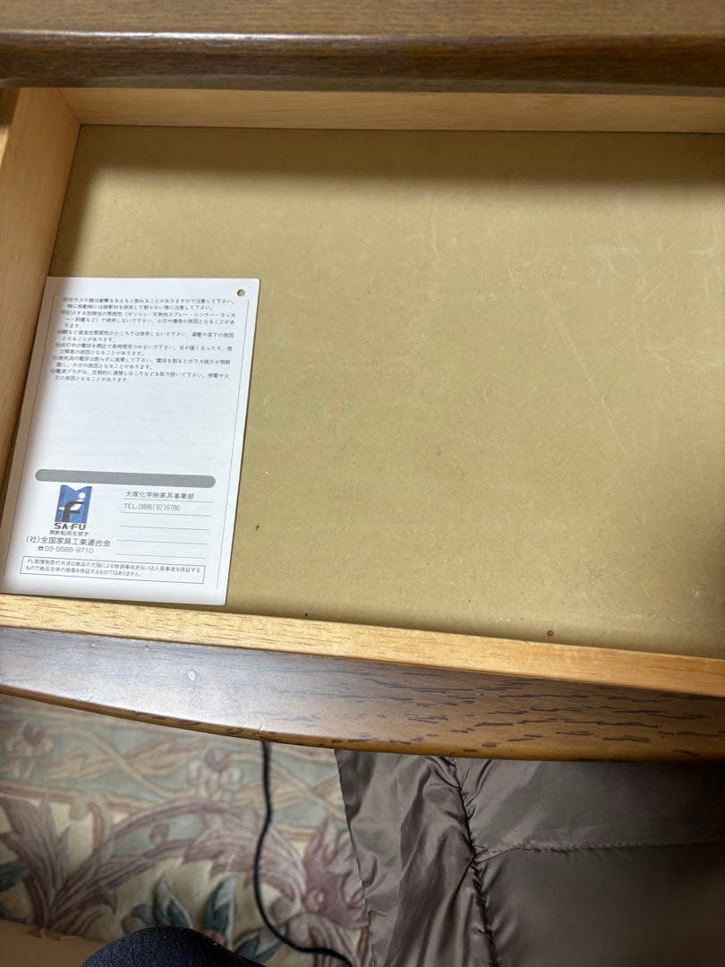 圧迫感なし！『美品』2Way アンティーク調　素敵なブラウンデスク 引き出し付き