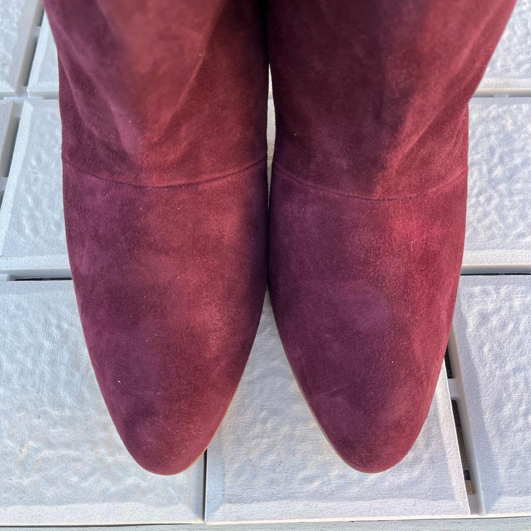 新品 38 NEBULONI E. ネブローニ　ショートブーツ　ボルドー　24