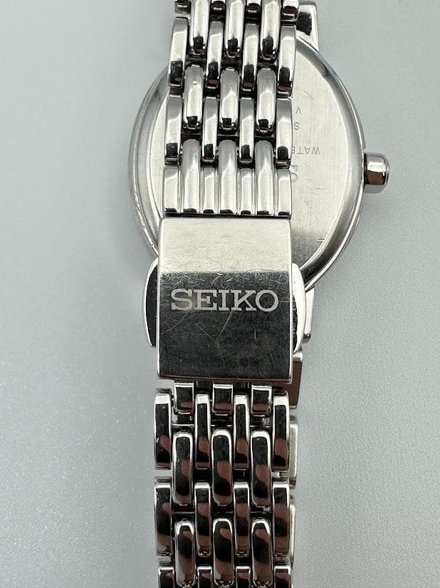 SEIKO エクセリーヌ V117-0AV0 腕時計 ソーラー オーバル 921