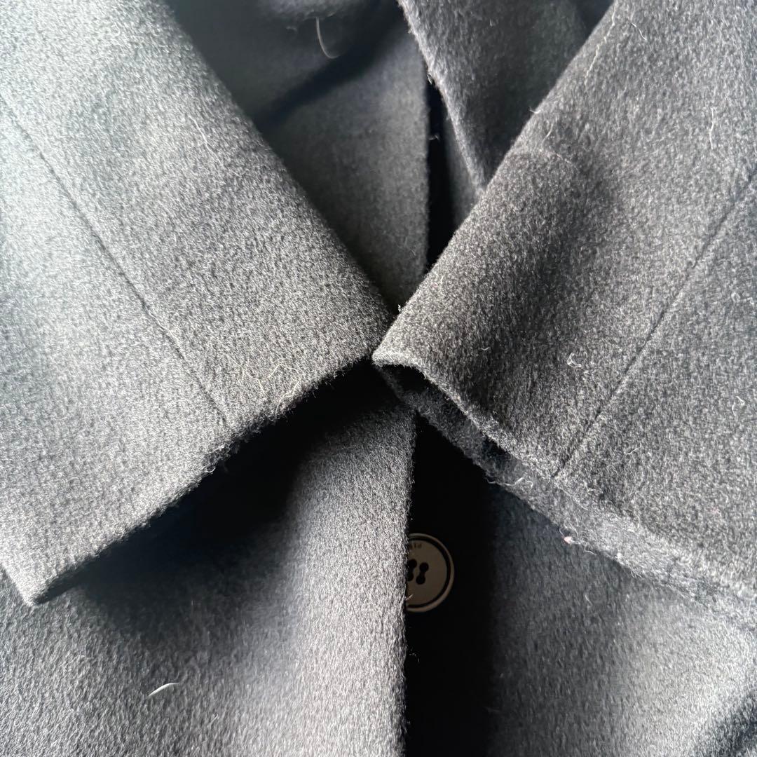 ピンキーアンドダイアン ロングコート ウール カシミヤ混 リアルファー 未使用級