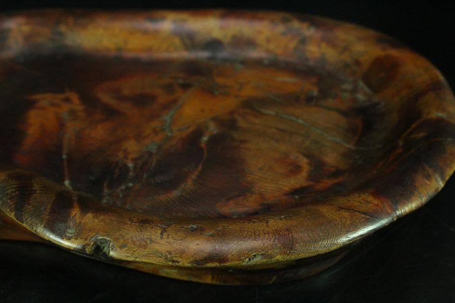 老松 古材 盆 煎茶 敷き盆(K-RC949)