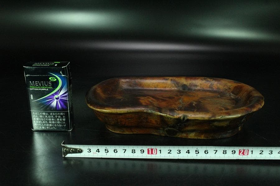 老松 古材 盆 煎茶 敷き盆(K-RC949)