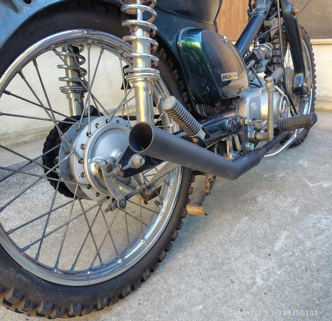 フェアリー　スーパーカブ　ワンオフマフラー　キャブ車専用