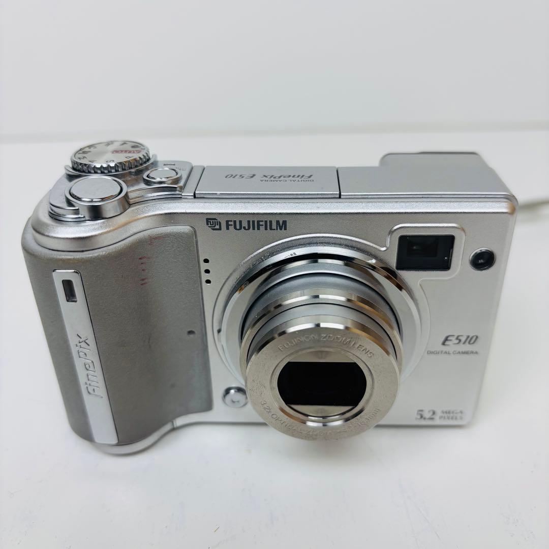 【美品】FUJIFILM finepix E510 オールドコンデジ　市販電池