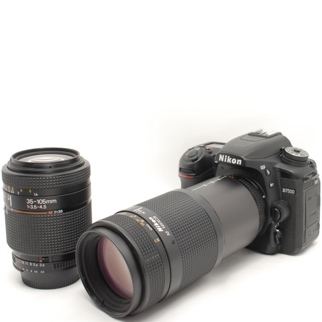 ☘️美品✨2088万画素☘️Nikon D7500 望遠ダブルレンズキット