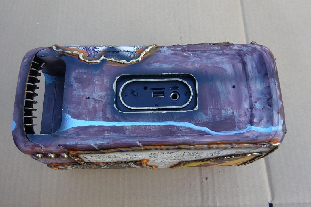 PARTY BOX ワイヤレススピーカー Bluetooth対応 ビンテージ感