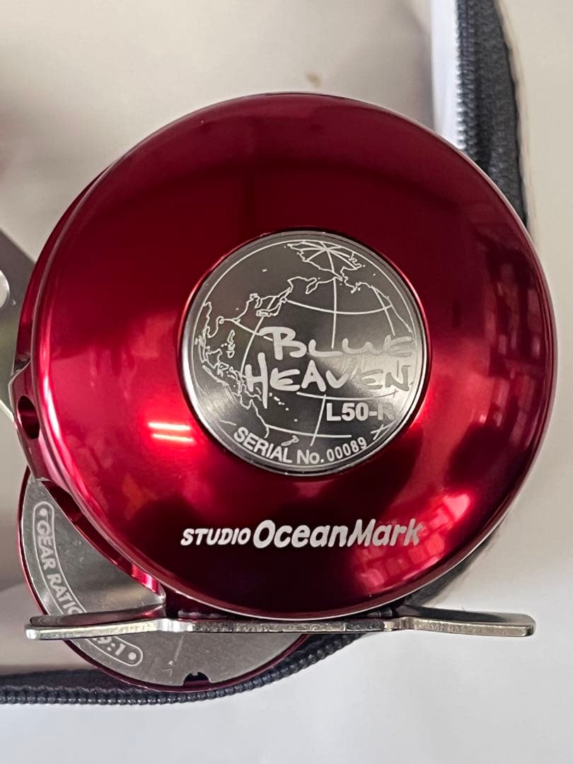 スタジオオーシャンマーク　ブルーヘブン Ｌ50R(レッド)右ハンドル　ジギング