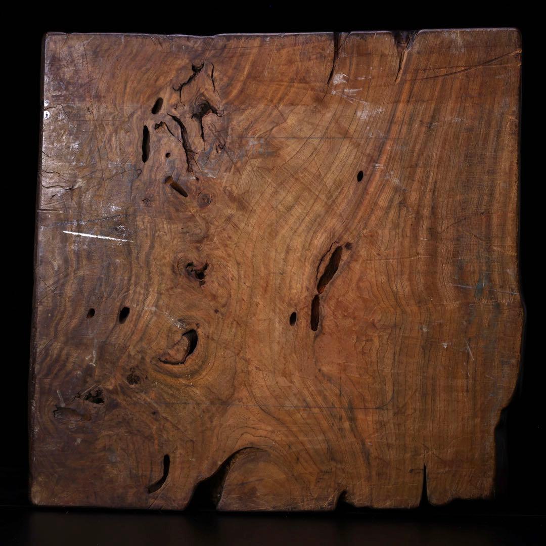 時代物 天然木 刳貫 火鉢 瓶掛 特大 幅62㎝ 銘木 木製火鉢 囲炉裏 茶道具
