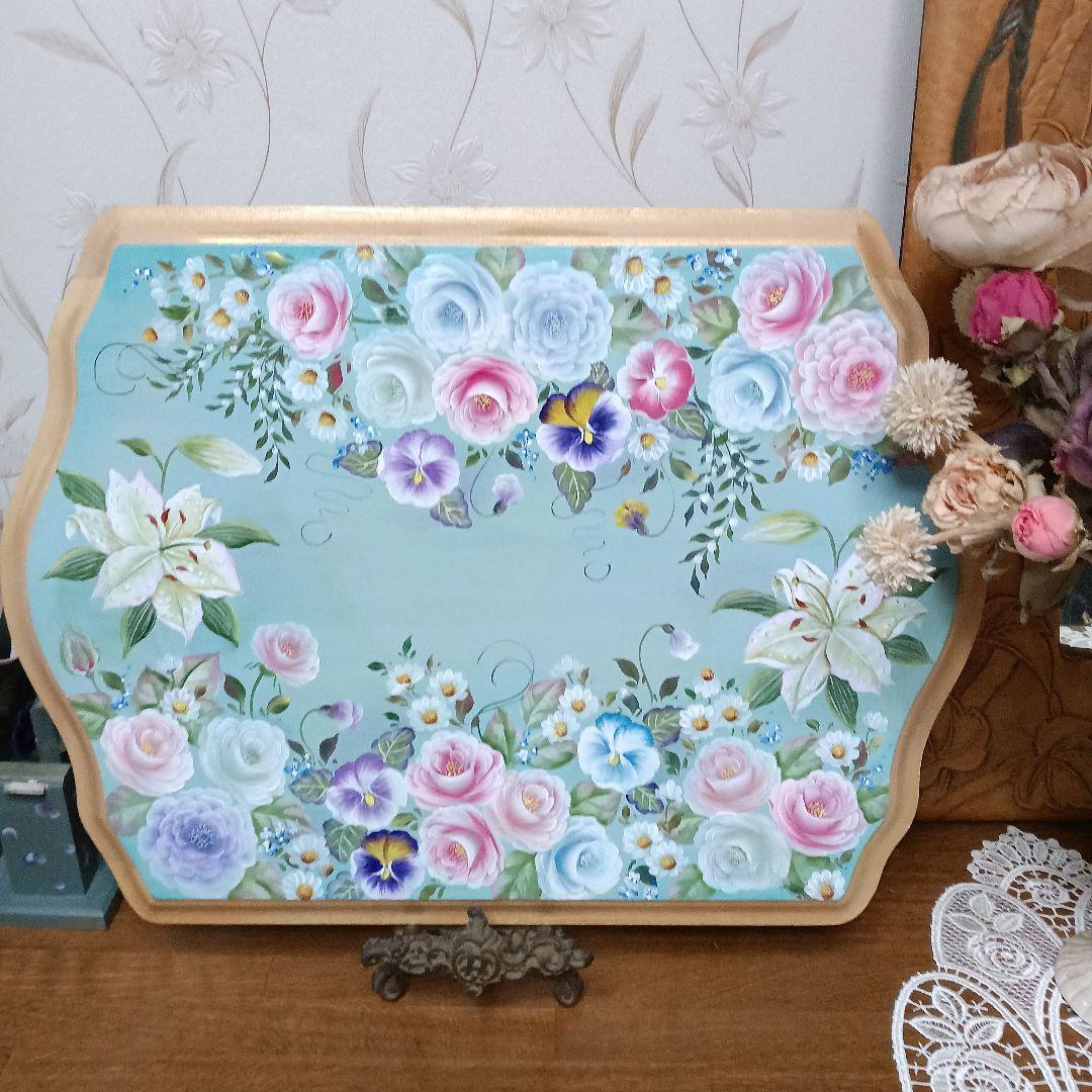 トールペイント作品　カシュです。