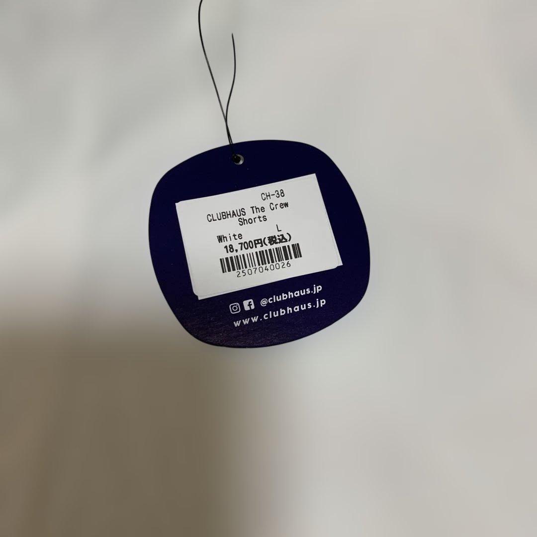 25ss ❗️Ｌ⭐️CLUBHAUS The Crew Shorts White ⭐️