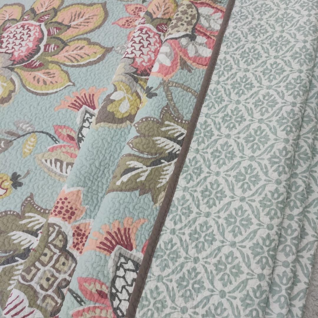 キルトベッドカバー3点セット綿マルチカバー キルティング 612