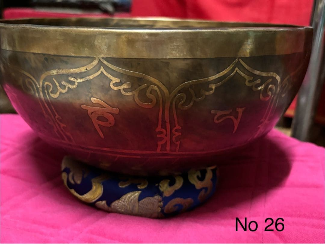 no26 チベット産 シンギングボウル　新品　チベタンボウル シャクティターラ