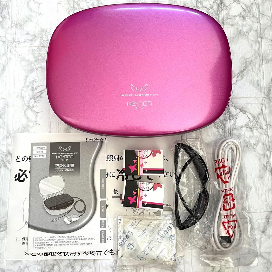★未使用品★ke-nonケノン Ver6.0 フラッシュ式脱毛器　眉毛脱毛器付