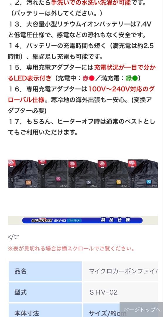 新品　ぬくさに首ったけ　ヒーター内蔵ベスト　充電式 SS レディース M くらい