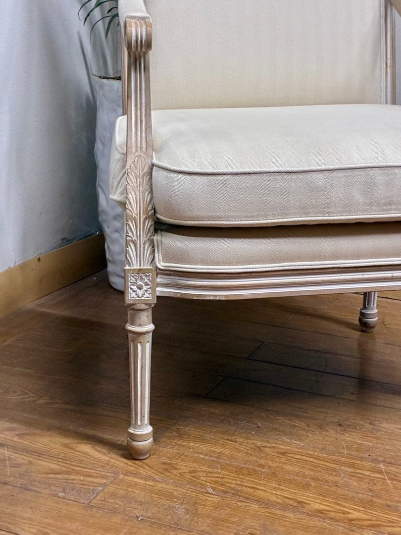 管417☆ フランス製☆ルイ13世☆アンティーク☆アームチェアー