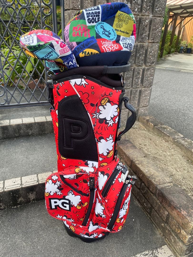 ギルティー パーリーゲイツキャディーバックとヘッドカバーセット